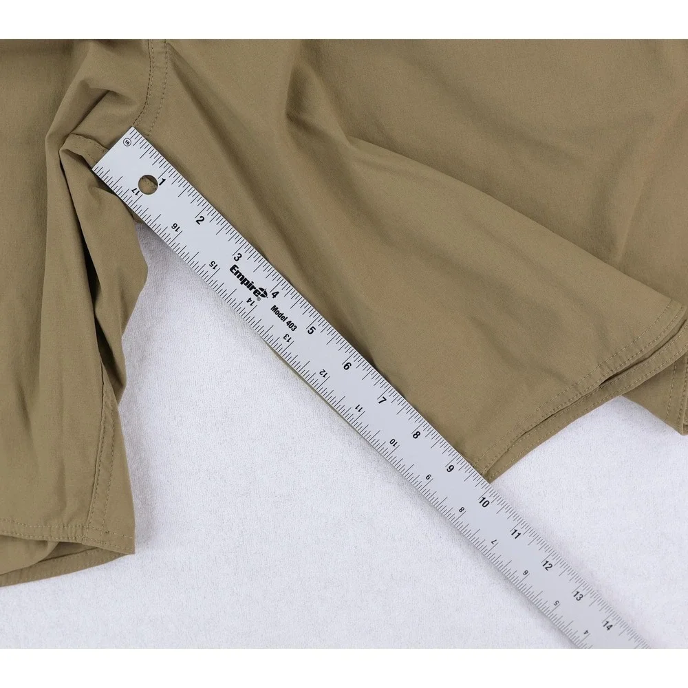 Patagonia Wavefarer Walk Shorts Mens 40 Tan Drawstring Casual Hiking Hybrid